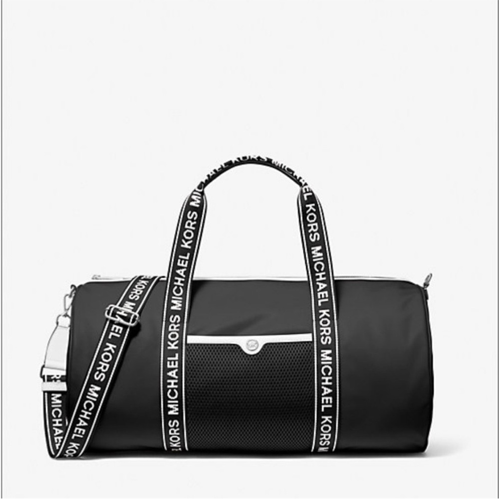 Michael Kors Jet Set Large Nylon Duffel Travel Gym Bag - Picture 2 of 5